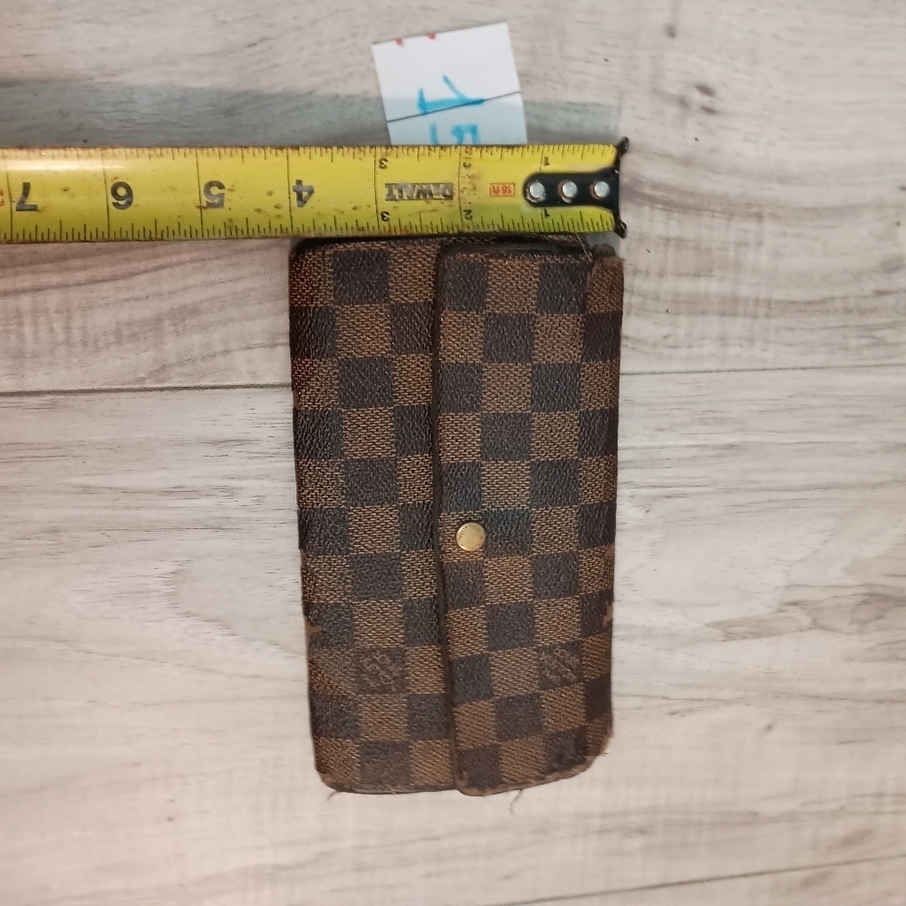Louis Vuitton Portefeuille Sarah Long Bifold Damier Wallet Checkerboar - Picture 13 of 13